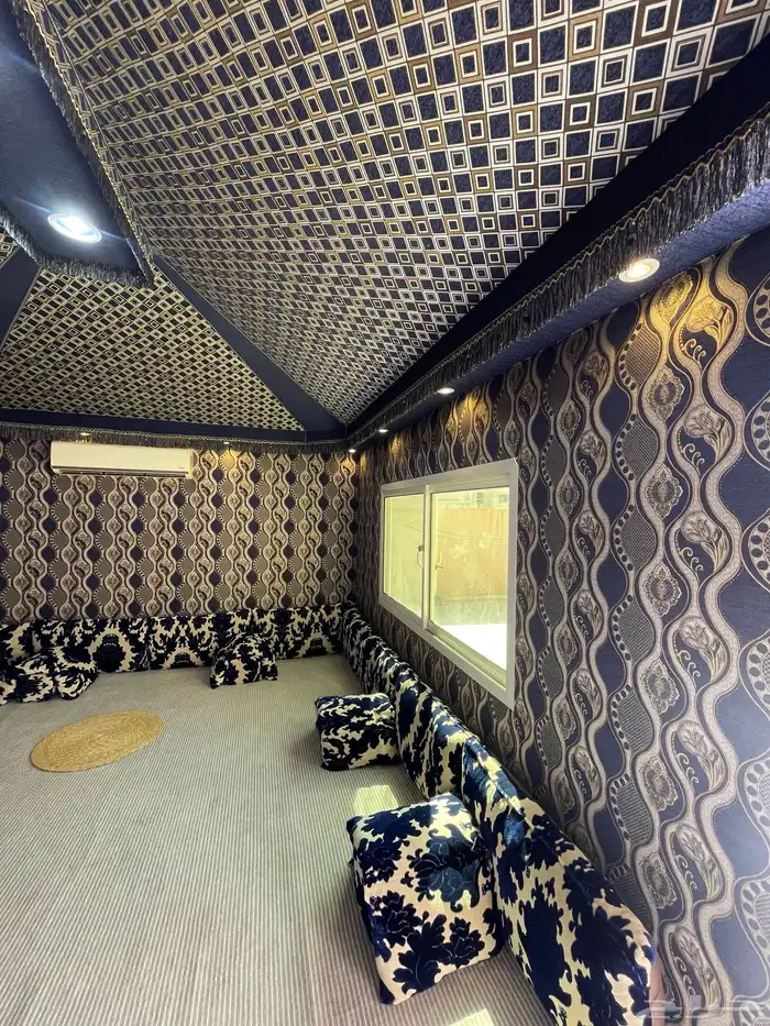 خيمه شغل ملكي ما زالت جديده باثاثها 4