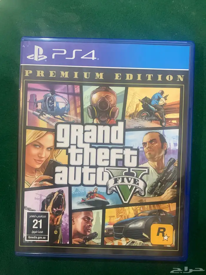 شريط قراند بلايستيشن 4 جديد استعمال مرتين فقط 0