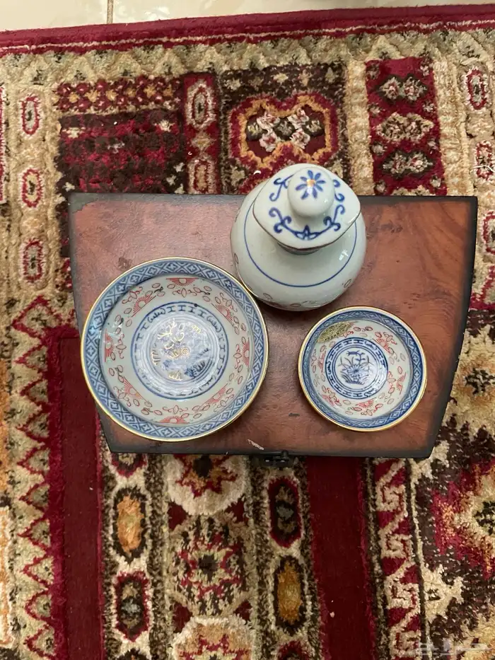 طقم برسالين بزخارفPorcelain decorated set 13