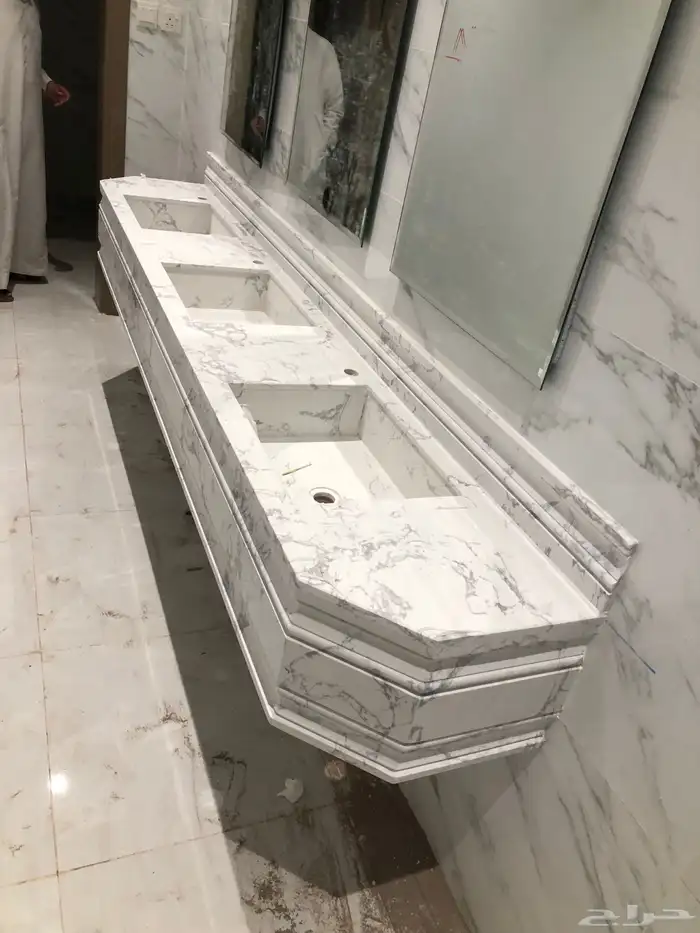 مغاسل رخام طبيعي وصناعة ومطبخ وطولات 5