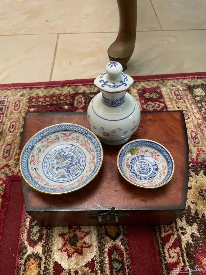 طقم برسالين بزخارفPorcelain decorated set 12