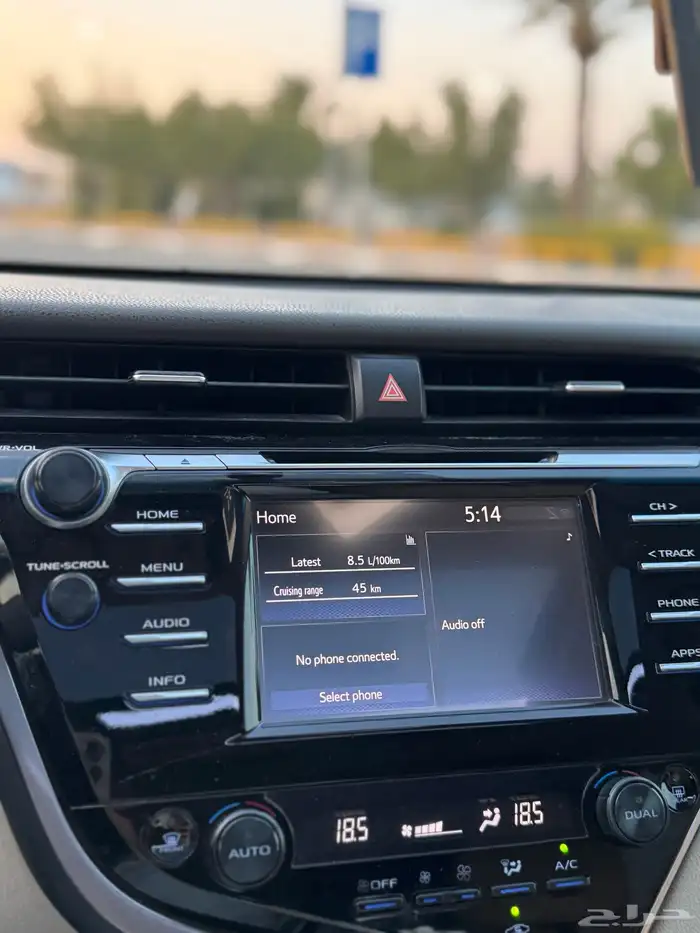 كامري 2018 فل كامل سعودي 8 نمر 20