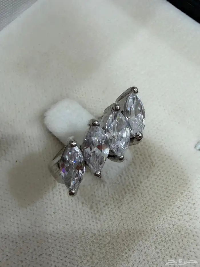 خواتم فضة ناعمة وراقية عيار 925 بفصوص بعدة ألوان 1