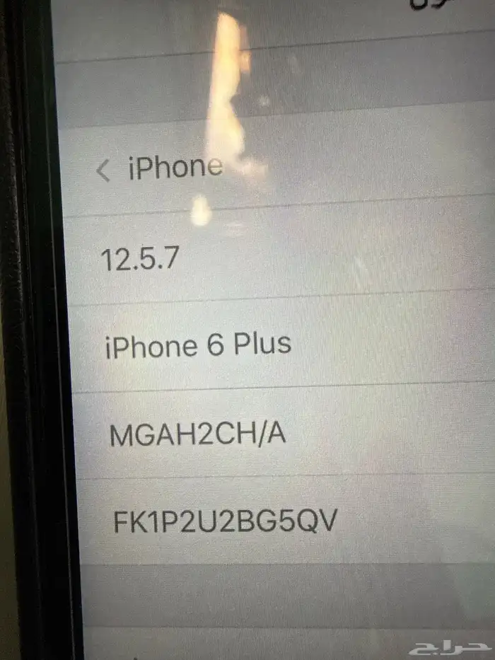 جوال ايفون 6بلس جديد بطاريه 100 علا الشرط بدون خدوش 4