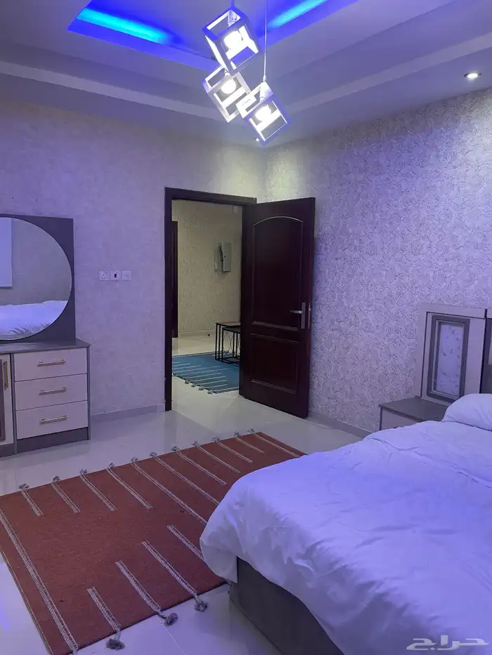 شقة مفروشه حي المروة غرفتين وصالة 3