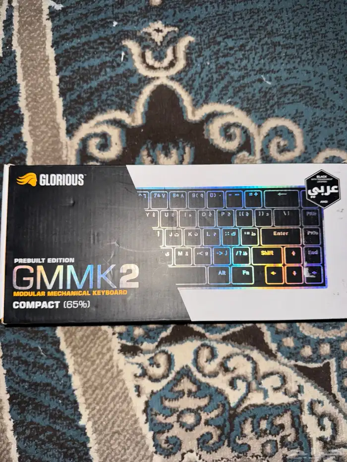 كيبورد قيمنق من شركة جلوريس عربي انجليزي 1