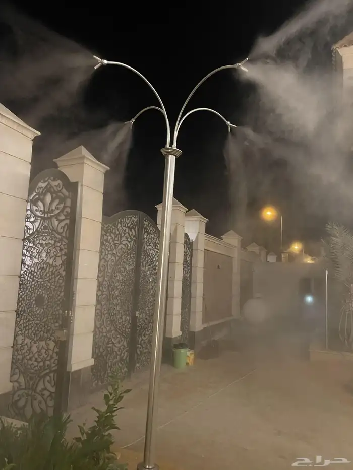 رذاذ ضباب تبريد اعمدة مراوح 1