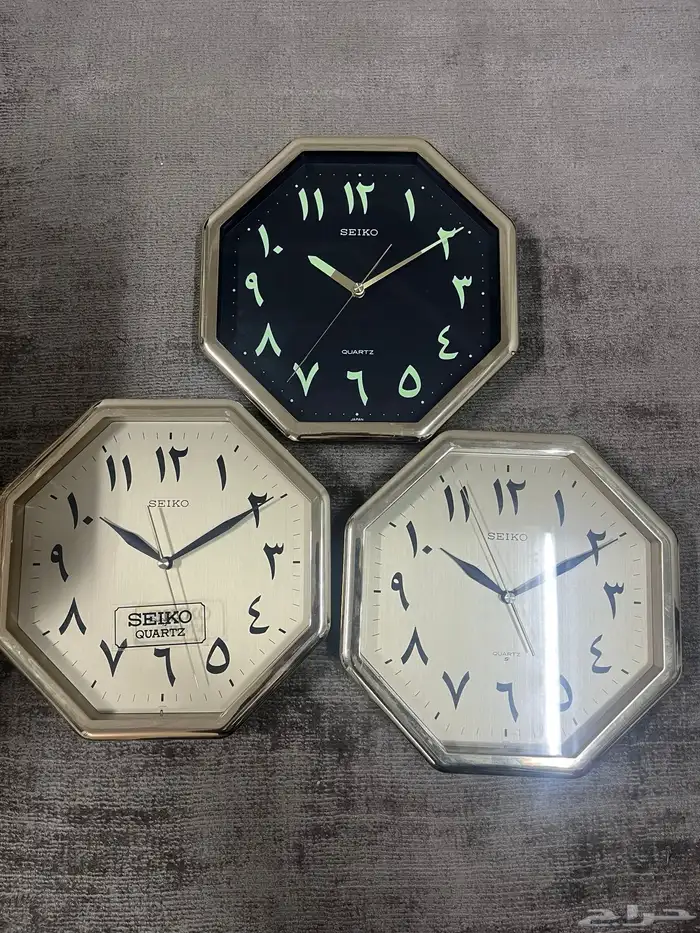 ساعة حائط سييكو ارقام عربية Seiko wall clock 0