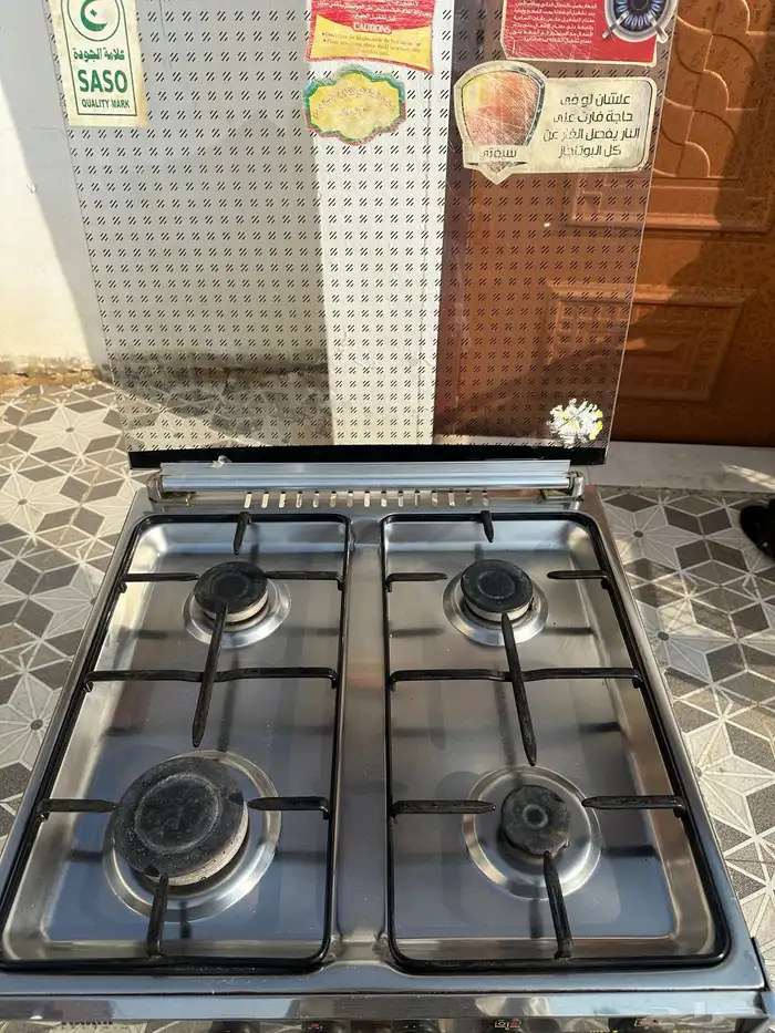 غاز منزلي أربع عيون شغال مستخدم حاجه بسيطه 0