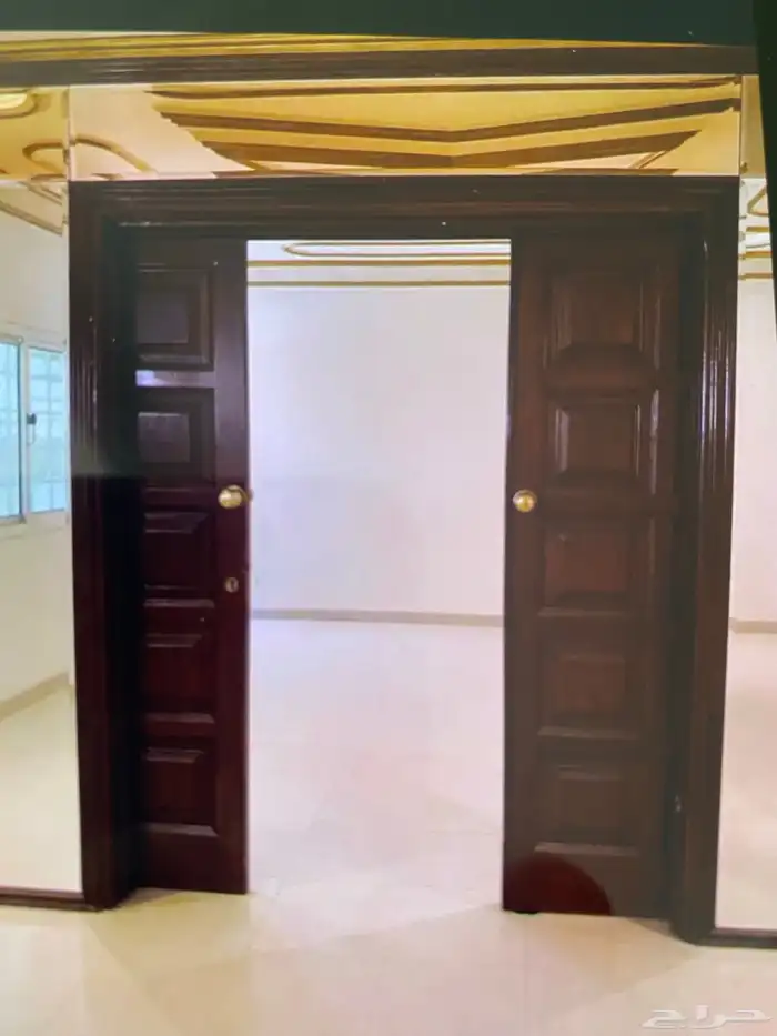 باب سحاب كامل خشب مقنو درفتين 0