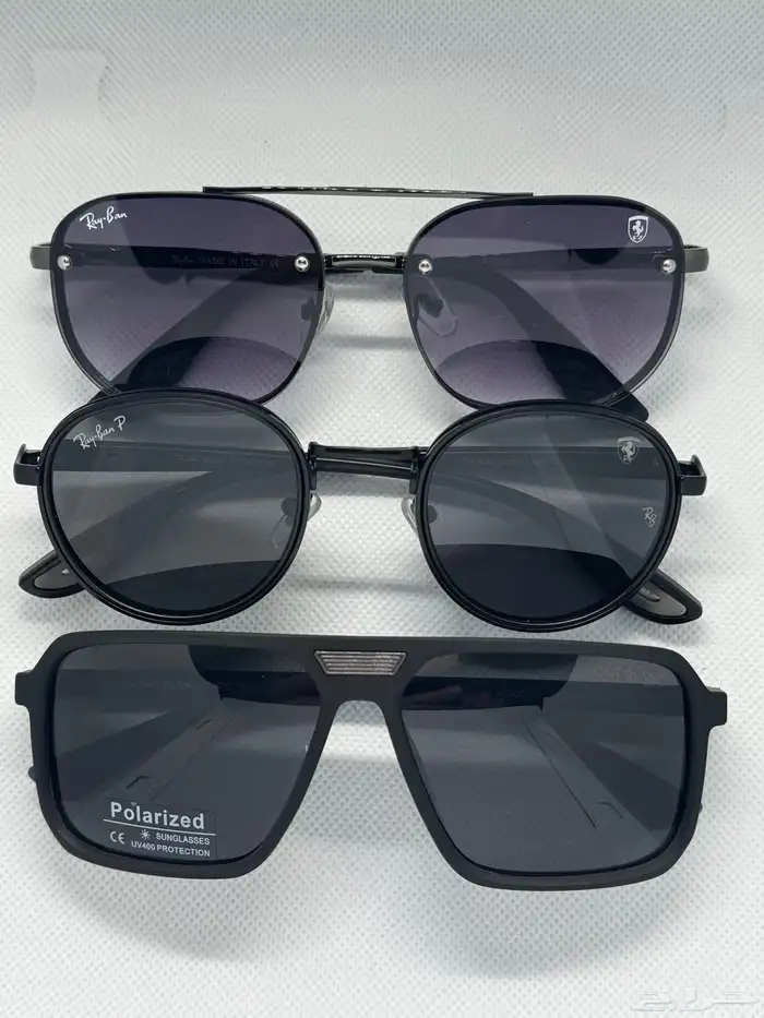 نظارات شمسيه ممتازه نفس المحلات وكذلك يوجد ايطارات طبيه 10