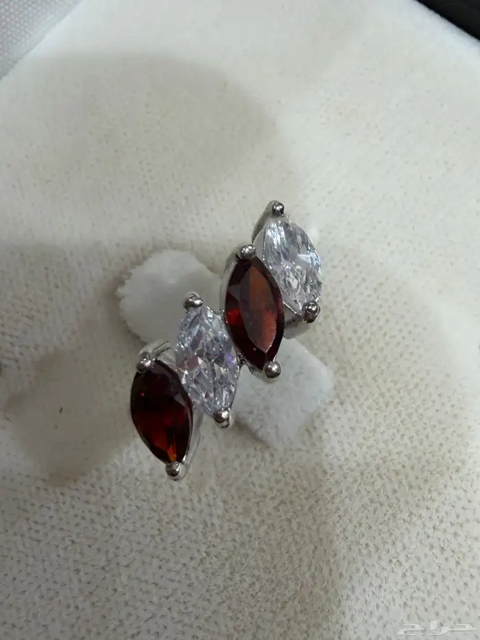 خواتم فضة ناعمة وراقية عيار 925 بفصوص بعدة ألوان 3