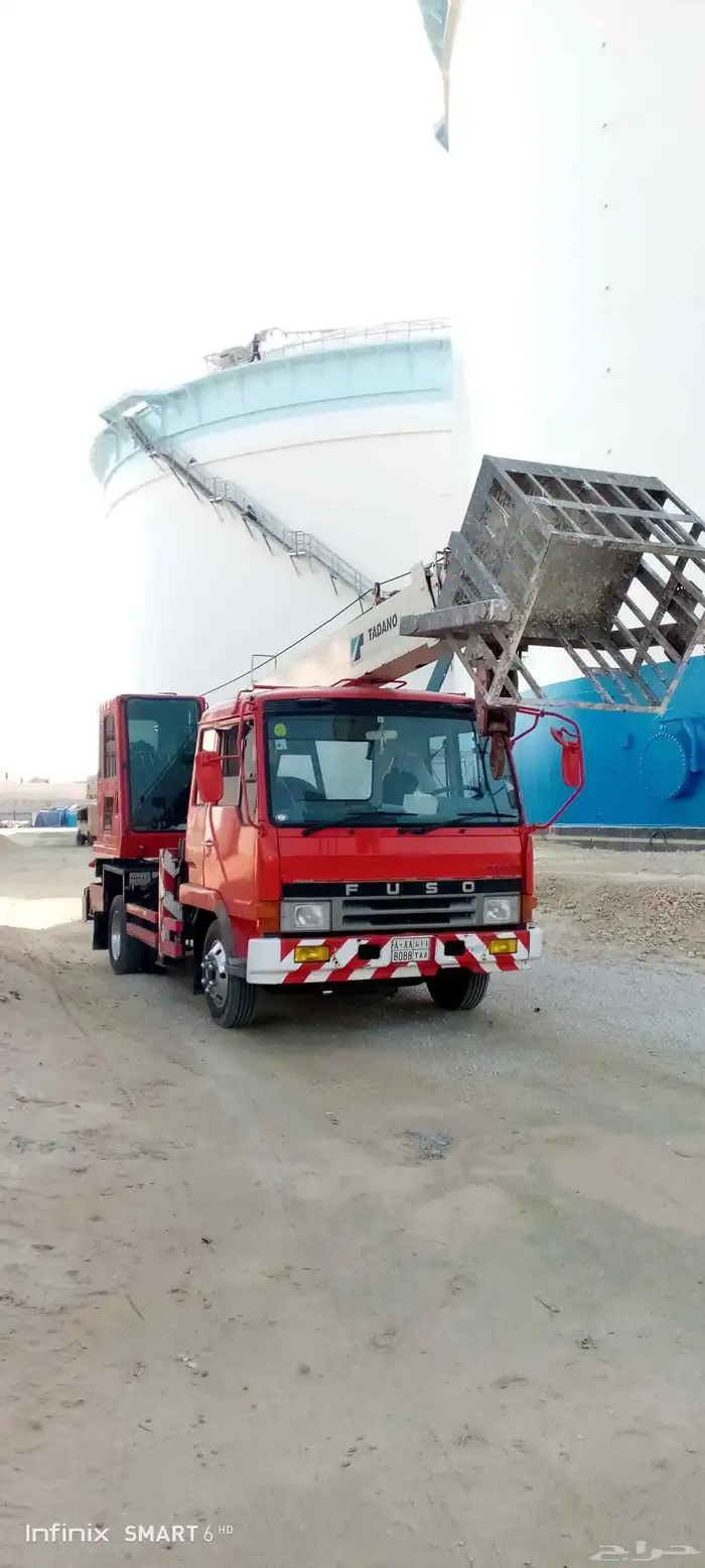 كرين رافعه صندوق ونش لرفع العمال 2