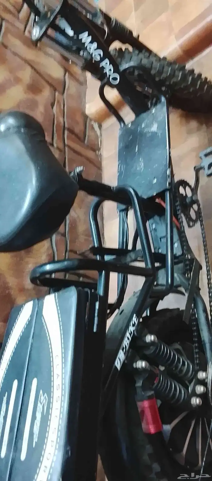 سكوتر كهربائي السكوتر نضيف وما يحتج الا بطاريه السعر 900 4