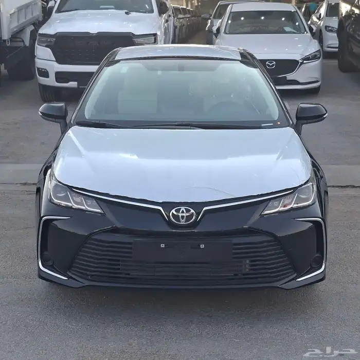 كورولا 2025 مطور مكينه 2.0 اسود السعر 76500 شامل الضريبة 1