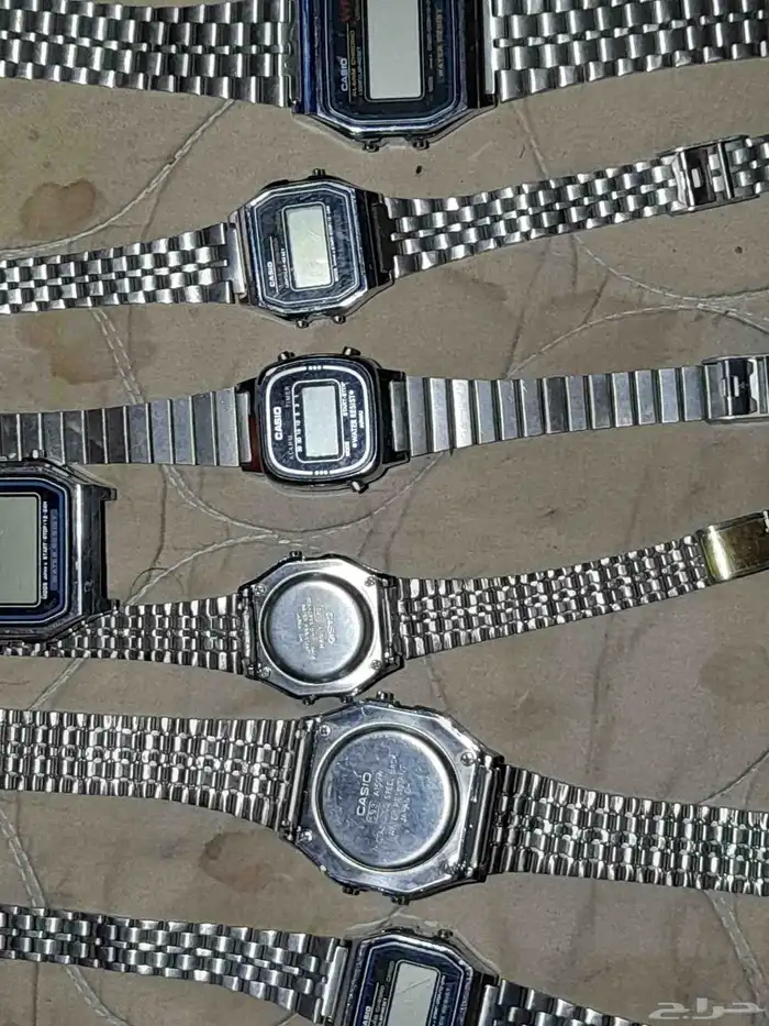 ساعات كاسيو اليابانيه زمن الطيبين عدد 10حبات 2