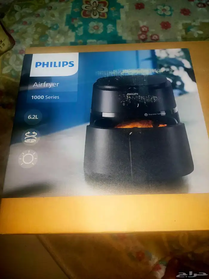 قلايه هوائيه من فيلبس جديده لم تستخدم 0