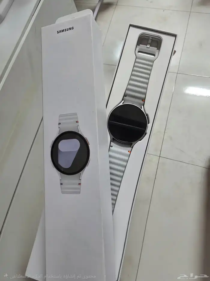 ساعة سامسونج واتش 7 شبه جديد مقاس 44 ملم سبب البيع الحاجه 0