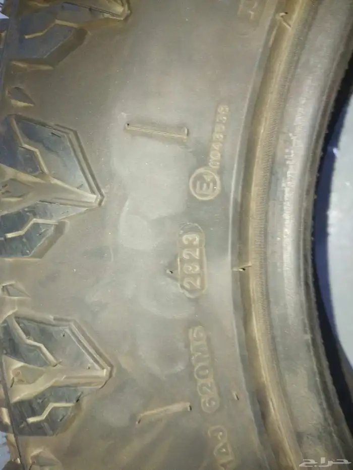 كفرات حجري مستعمل نضيف. مقاس265-65-17مديل 2023 1