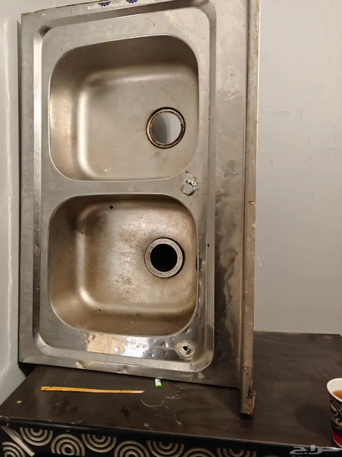 بايكة رفوف 5 رفوف واربعة عمود ومغسلة مطبخ ستيك 3