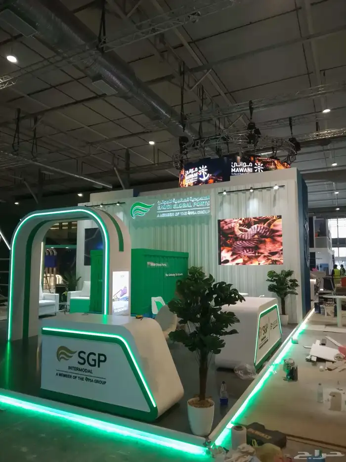 تصميم وتنفيذ بوثات شاشات واضاءه وكل ما يخص الفعاليات 7