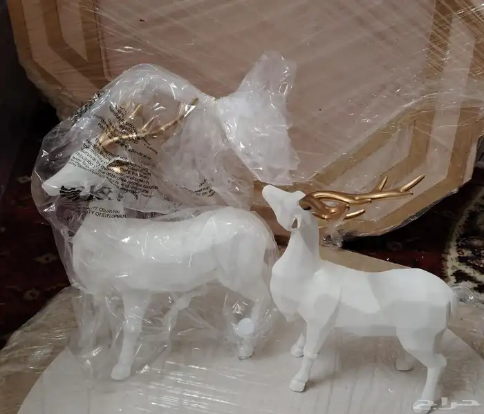 زوج من الغزاله ديكور 5