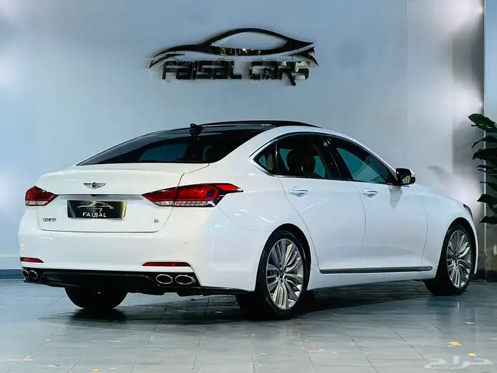 جنسس رويال 2016 G80 V8 بحاله ممتازه ماشاء الله 2