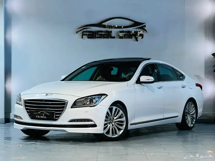 جنسس رويال 2016 G80 V8 بحاله ممتازه ماشاء الله 15