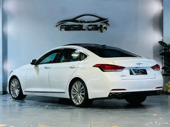 جنسس رويال 2016 G80 V8 بحاله ممتازه ماشاء الله 3