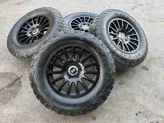 جنوط برايد مقاس 18مع كفرات ودوي نص حجري مقاس 18 2