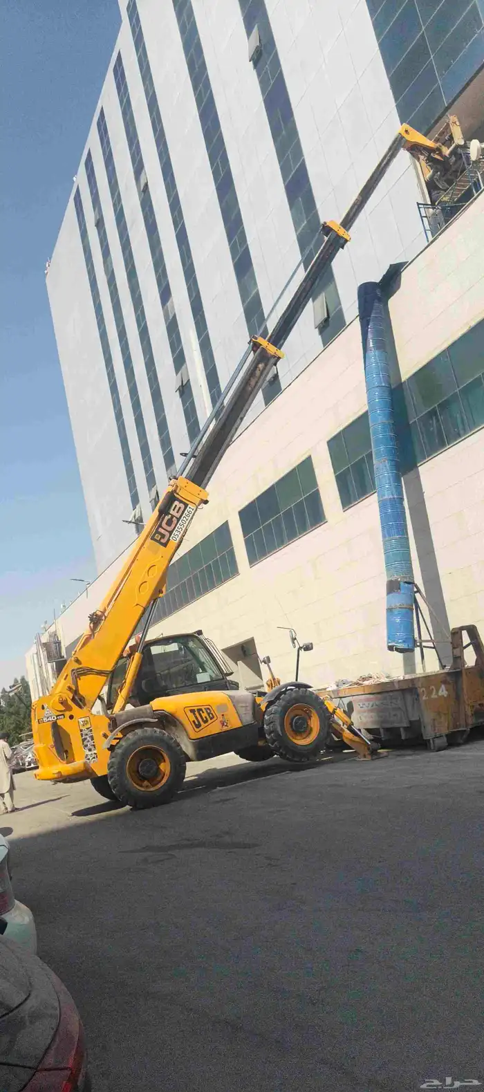 رافعه الرفع مواد البناء 0