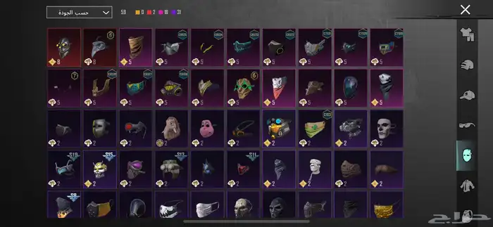 حساب ببجي للبيع المبلغ1000وقابل للتفاوض مستوى المجموعه51 15