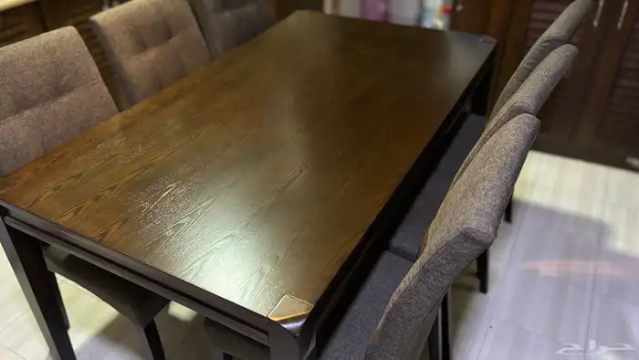 طاوله طعام مع ست كراسي 3