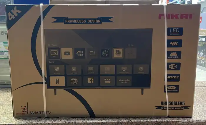 شاشه نيكاي ( تتوفر جميع المقاسات سمارت فور كيه ونظام الويبس 2