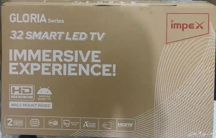 شاشة 32 بوصة امبيكس سمارت نظام تشغيل اندرويد 3