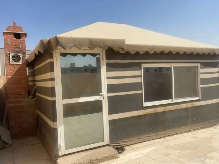 خيمه شغل ملكي ما زالت جديده باثاثها 0