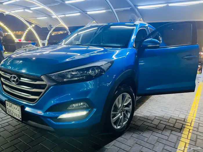 توسان 2018 - 1600 Cc وكالة - ازرق بيبسي - 140 الف كيلو 0