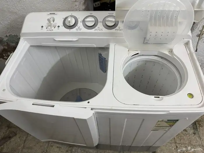 غساله حوضين شركه  ينرال الحجم 18 كيلو 3