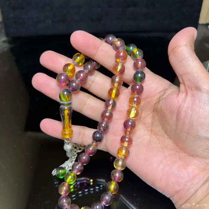 خواتم وسبح على اللايف حياكم 25