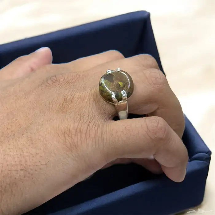 خواتم ملكيه بصياغات اوبال واحجار طبيعية 6