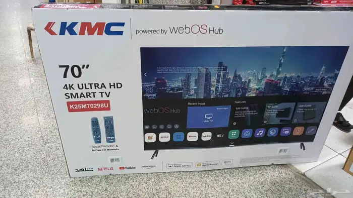 قال تلفزيون سمارت 4K نيتفليكس يوتيوب كل الحظيرة fi 3