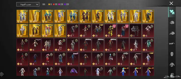 حساب ببجي فخم 8