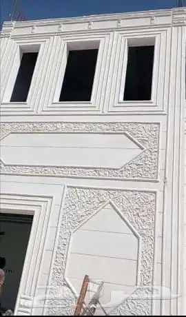 ديكورت خرجيه ملونه بديل الحجر الطبيعي سمنت ابيض وبطحا الريض 8