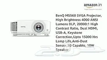 بروجيكتر بنكيو جديد MS560 عدسة 4000 لومينس 3