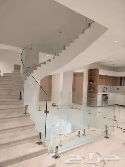 زجاج دربزين واستل استيل وجميع انواع الدربزين درج 4