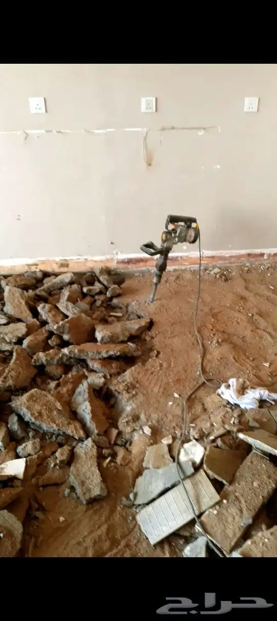 معلم تكسير جدران ينبع بناء. لياسا. دهانات حفريات 6