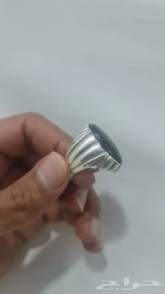 خاتم فضة ثقيل 1