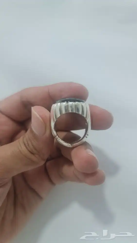 خاتم فضة ثقيل 2