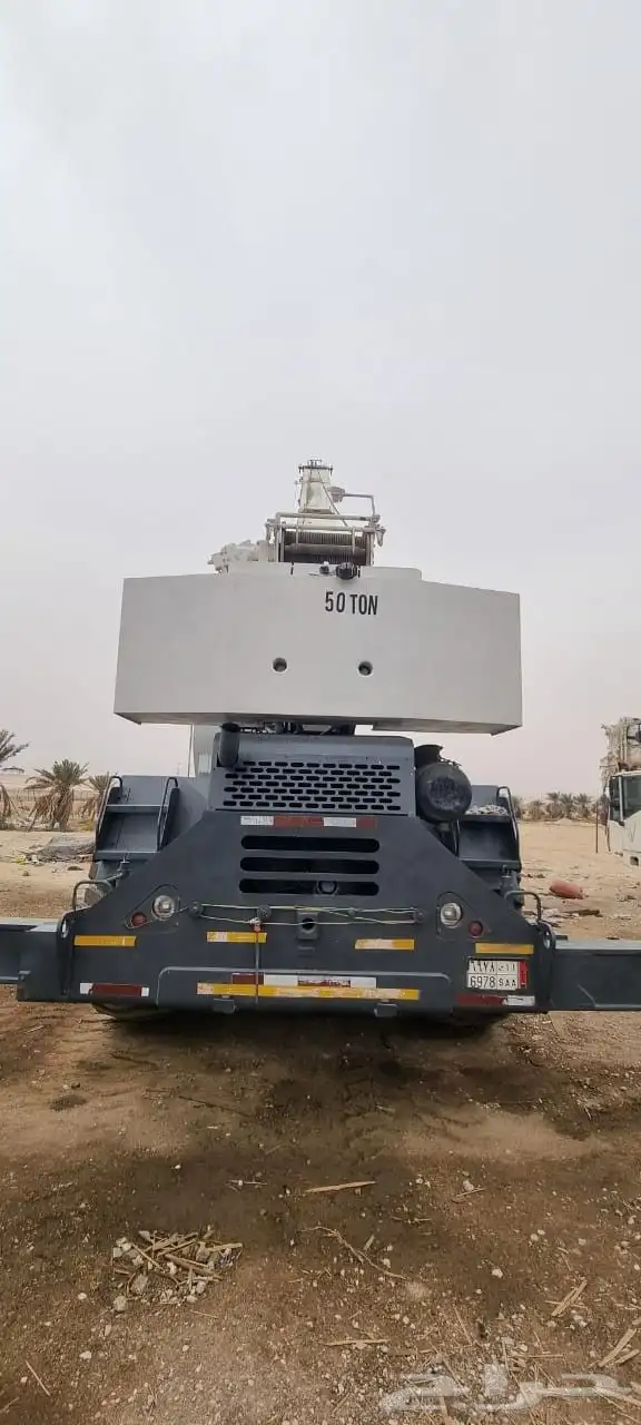 كرين تركس 50 طن مديل 2007 50-ton Terex crane  2007 model 4