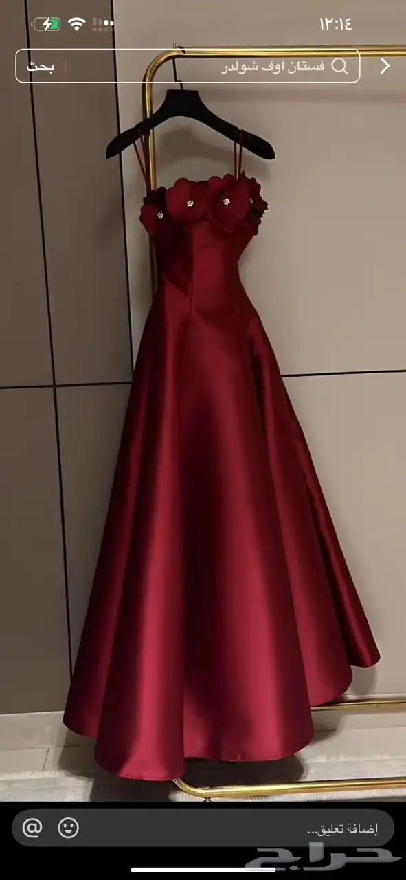 فستان ملكة للبيع مستخدم مرة وحدة من المصممة مرام عزيز 1
